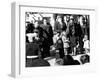 Three Year Old John F Kennedy Jr Salutes His Father's Flag Draped Coffin after Funeral Mass-null-Framed Photo