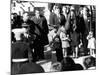 Three Year Old John F Kennedy Jr Salutes His Father's Flag Draped Coffin after Funeral Mass-null-Mounted Photo