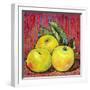 Three Yellow Apples-Blenda Tyvoll-Framed Art Print