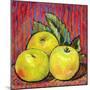 Three Yellow Apples-Blenda Tyvoll-Mounted Premium Giclee Print