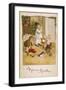 Three Young Children Play with Their Christmas Presents-Pauli Ebner-Framed Art Print