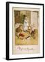 Three Young Children Play with Their Christmas Presents-Pauli Ebner-Framed Art Print