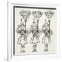 Three Young Girls, Dressed in Handsome Red Uniforms Trimmed With Gold ...'-William Denslow-Framed Giclee Print