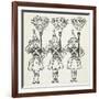 Three Young Girls, Dressed in Handsome Red Uniforms Trimmed With Gold ...'-William Denslow-Framed Giclee Print