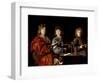 Three Young Musicians, c.1630-Antoine Le Nain-Framed Giclee Print