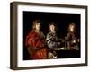 Three Young Musicians, c.1630-Antoine Le Nain-Framed Giclee Print