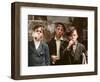 Three Young Newsboys Smoking, Saint Louis, Missouri, Usa, 1910 (Colouredphoto)-Lewis Wickes Hine-Framed Giclee Print