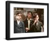 Three Young Newsboys Smoking, Saint Louis, Missouri, Usa, 1910 (Colouredphoto)-Lewis Wickes Hine-Framed Giclee Print