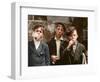 Three Young Newsboys Smoking, Saint Louis, Missouri, Usa, 1910 (Colouredphoto)-Lewis Wickes Hine-Framed Giclee Print