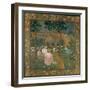 Three Young Princesses Or, in the Bois D'Amour, Design for a Tapesty, C. 1898-Maurice Denis-Framed Giclee Print