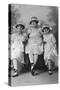 Three Young Women, Photographed in Gales Studios, Early 20th Century-null-Stretched Canvas