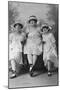 Three Young Women, Photographed in Gales Studios, Early 20th Century-null-Mounted Giclee Print