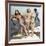 Three Young Women Wearing Bikinis Late 50's - Early 60's Colourized Document-null-Framed Photo