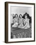 Three Young Women Winking-null-Framed Photo