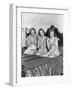 Three Young Women Winking-null-Framed Photo