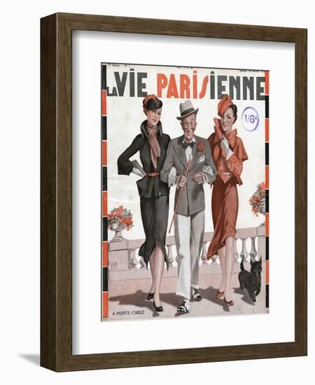 Threesome, Monte Carlo-null-Framed Art Print