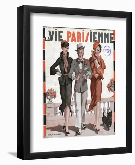 Threesome, Monte Carlo-null-Framed Art Print