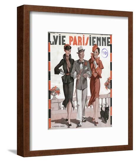 Threesome, Monte Carlo--Framed Art Print