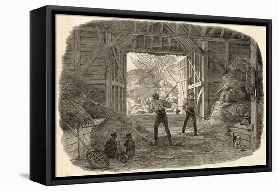 Threshing, Britain-null-Framed Stretched Canvas