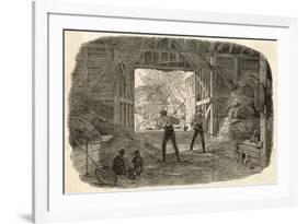 Threshing, Britain-null-Framed Premium Giclee Print