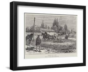 Threshing Corn in Chile-Melton Prior-Framed Premium Giclee Print