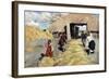 Threshing Floor, 1916-Sergei Arsenevich Vinogradov-Framed Giclee Print