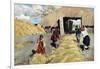 Threshing Floor, 1916-Sergei Arsenevich Vinogradov-Framed Giclee Print