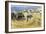 Threshing in the Abruzzi, 1890-Peder Severin Kroyer-Framed Giclee Print