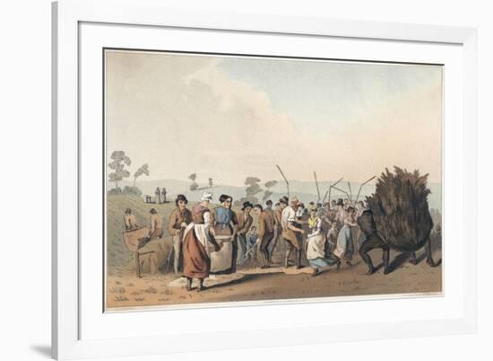 Threshing Rape-G Walker-Framed Premium Giclee Print