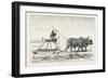 Threshing-Sled, Egypt, 1879-null-Framed Giclee Print