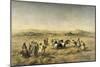 Threshing Wheat in Algeria, 1853-Adolphe Pierre Leleux-Mounted Giclee Print