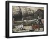 Threshing Yard. Evening (Terrain De Battage, Le Soir) Par Pirosmani (Pirosmanashvili), Niko (1862-1-Niko Pirosmanashvili-Framed Giclee Print