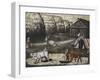 Threshing Yard. Evening (Terrain De Battage, Le Soir) Par Pirosmani (Pirosmanashvili), Niko (1862-1-Niko Pirosmanashvili-Framed Giclee Print
