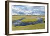 Thrift Flowering on Saltmarsh, Achnahaird Bay, Coigach and Assynt, Sutherland, Scotland, UK-Niall Benvie-Framed Photographic Print