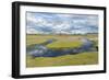 Thrift Flowering on Saltmarsh, Achnahaird Bay, Coigach and Assynt, Sutherland, Scotland, UK-Niall Benvie-Framed Photographic Print