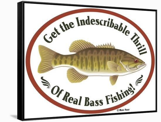 Thrill of Bass Fishing-Mark Frost-Framed Stretched Canvas