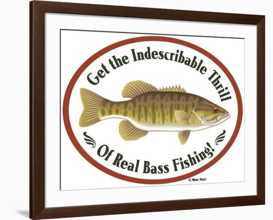 Thrill of Bass Fishing-Mark Frost-Framed Giclee Print