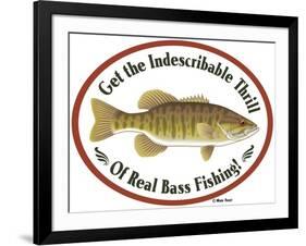 Thrill of Bass Fishing-Mark Frost-Framed Giclee Print