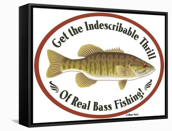 Thrill of Bass Fishing-Mark Frost-Framed Stretched Canvas