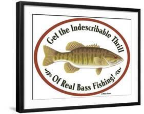 Thrill of Bass Fishing-Mark Frost-Framed Giclee Print