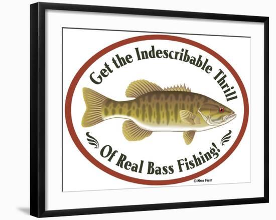 Thrill of Bass Fishing-Mark Frost-Framed Giclee Print