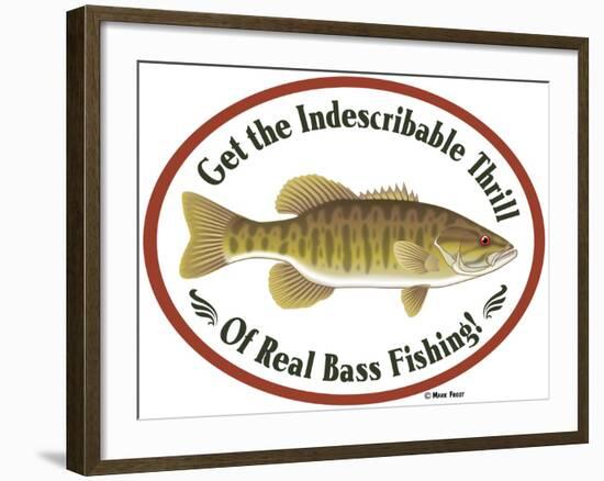 Thrill of Bass Fishing-Mark Frost-Framed Giclee Print