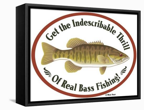 Thrill of Bass Fishing-Mark Frost-Framed Stretched Canvas