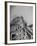 Thrill Seekers at the Top of the Cyclone Roller Coaster at Coney Island Amusement Park-Marie Hansen-Framed Photographic Print