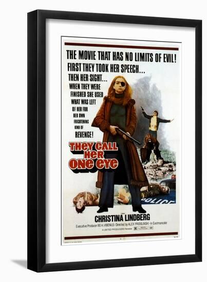 Thriller: A Cruel Picture, Christina Lindberg, 1974-null-Framed Art Print