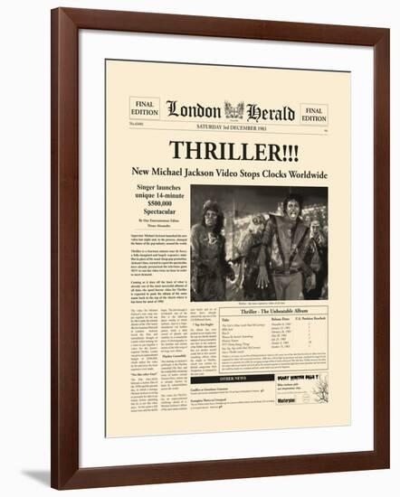 Thriller-The Vintage Collection-Framed Giclee Print