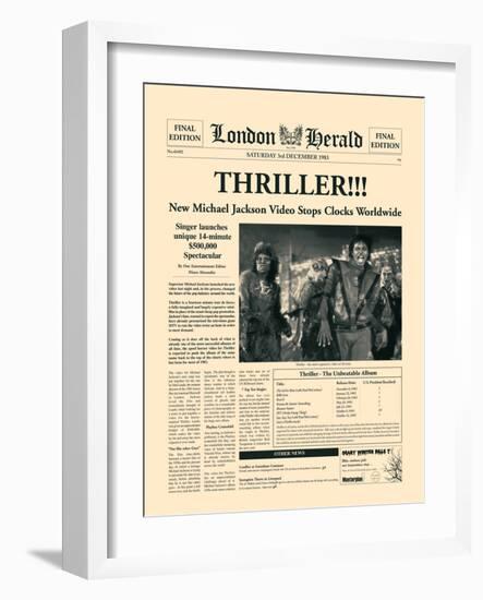 Thriller!!!-The Vintage Collection-Framed Art Print