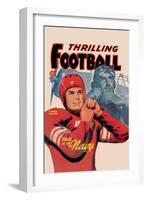 Thrilling Football-null-Framed Art Print