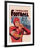 Thrilling Football-null-Framed Art Print