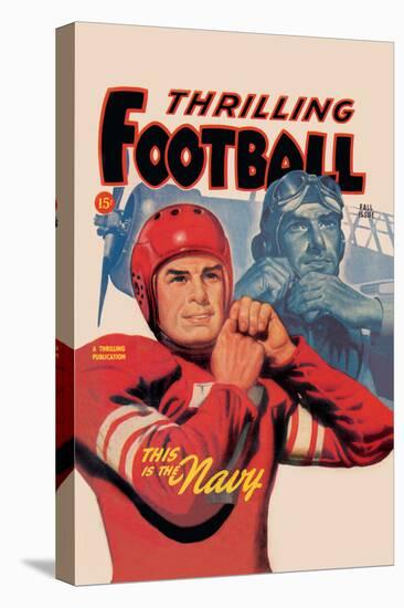 Thrilling Football-null-Stretched Canvas
